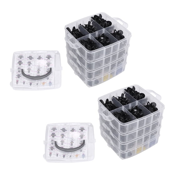 1300 Pcs Plastic Car Retainer Different Fasteners Clip Moulding