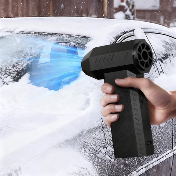 130000 RPM Portable Thermal Blower with Suction Function USB Rechargeable Multi Purpose Turbine Fan for Car Windshield Snow Removal Cleaning by PALIFEUR