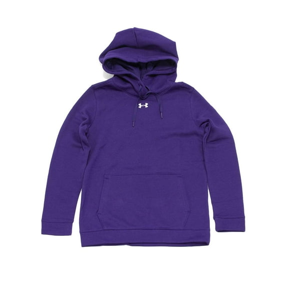 1300261 Under Armour Women's Hustle Fleece Hoodie Purple M