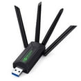 thumbnail image 1 of 1300M WiFi USB Adapter USB Networking Adapter 4 External Antennas 1300Mbps Double For Stable Internet Transmission, 1 of 8