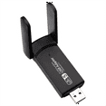 thumbnail image 1 of 1300Mbps USB WiFi Adapter USB 3.0 Wireless Dongle 2.4G & 5G Dual Band 2-In-1 Wireless Network Card for Desktop Computer, 1 of 5
