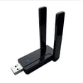 thumbnail image 1 of 1300Mbps Wireless USB WiFi Adapter for PC - 2.4GHz/5GHz Dual Band Adapter for Desktop Compatible with Windows XP/Vista/7/8/10 Operating System, 1 of 8