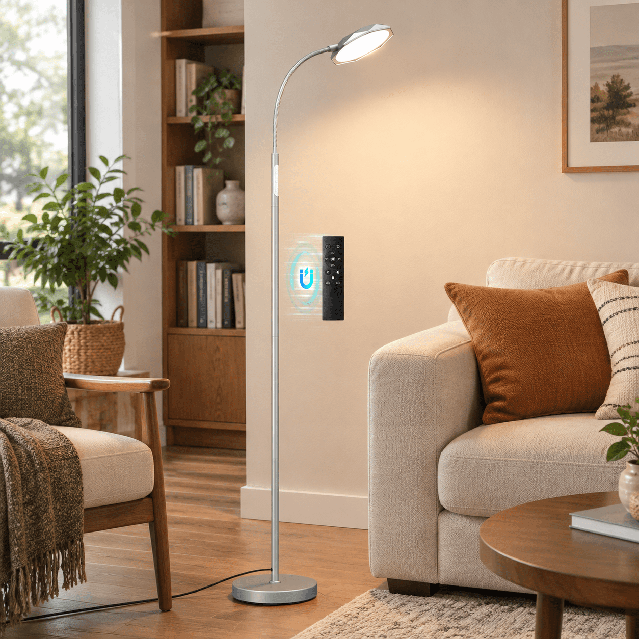 1300lm Led Reading Light 360° Flexible Gooseneck Floor Lamp - Walmart.com
