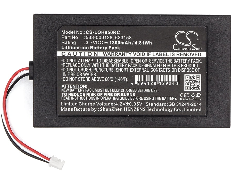 Vervangende Batterij 1300mAh TOP Akku Für Logitech Harmony, Logitech Elite Auf TECHTEK 915-000257 915-000260 1300mAh Vervangingsbatterij