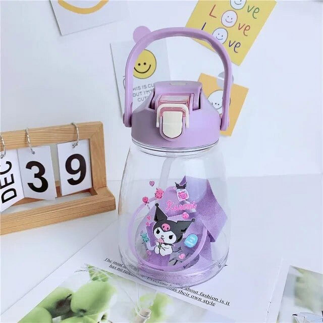 1300ml Sanrio Hello Kitty Pompompurin Kuromi Cinnamoroll Water Bottle