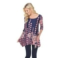 thumbnail image 1 of 1301-43-S Rella Tunic - Top Navy, Small, 1 of 1