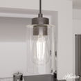 thumbnail image 1 of Hunter - Hartland 3-light Noble Bronze, Large Cluster Light, Dimmable, Transitional Style, Linear Shaped, for Bedrooms, Dining, Living Rooms - 13070, 1 of 8