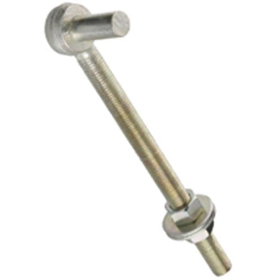 130708 .87 x 12 In. Zinc Bolt Hook