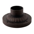 thumbnail image 1 of 1307MO-Hinkley Lighting-Accessory - 7 Inch 3.5 Inch Height Round Fluted Pier Mount Base-Mocha Finish, 1 of 2