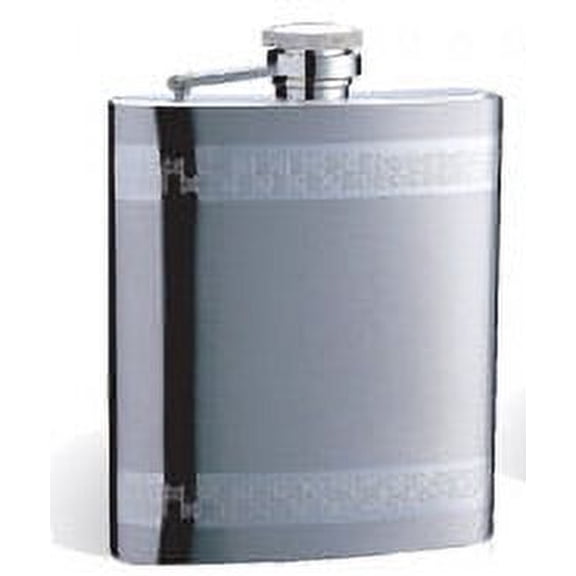 1308YB-02 Two-tone wedding flask, 8 Oz, stainless steel
