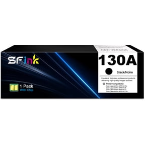 130A CF350A 1-Pack Black Toner Cartridge Compatible for HP130A CF350A Toner Cartridge for Color Laserjet Pro MFP M176n M177fw Printer