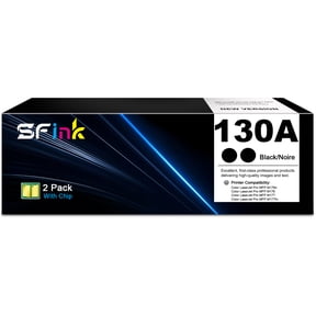 130A CF350A 2-Pack Black Toner Cartridge Compatible for HP130A CF350A Toner Cartridge for Color Laserjet Pro MFP M176n M177fw Printer