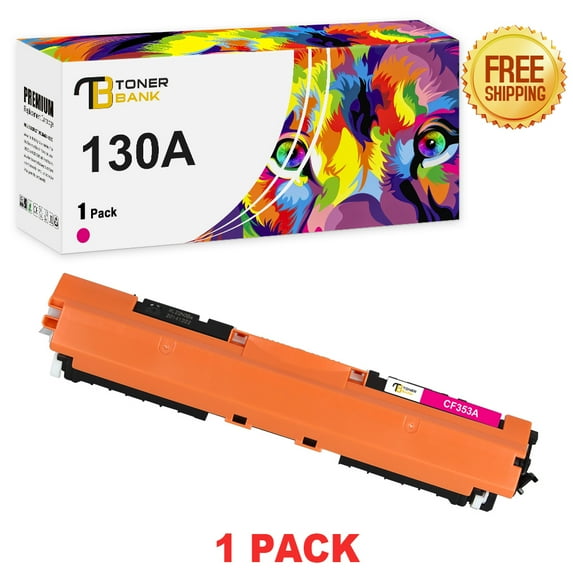 130A Toner Cartridge 1 Pack Compatible for 130A Toner Cartridge CF350A CF351A CF352A CF353A for Pro Color MFP M177fw M176n M177 M176 Printer Ink
