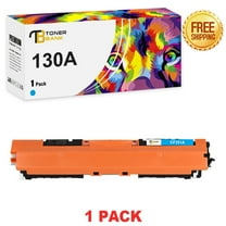 130A Toner Cartridge 1 Pack Compatible for 130A Toner Cartridge CF350A CF351A CF352A CF353A for Pro Color MFP M177fw M176n M177 M176 Printer Ink