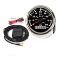 thumbnail image 1 of 130KMH GPS Speedometer Gauge With Antenna Red Backlight 80MPH Odometer For Automobile Marine Yacht Boat 12V 24V ,Easy to Install, 1 of 5