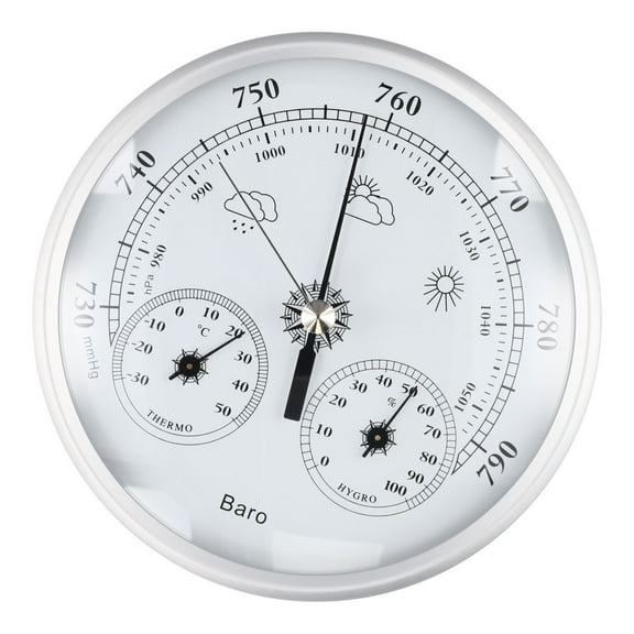 130MM 3-in-1 Weather Station Thermometer, Hygrometer And Barometer High-quality