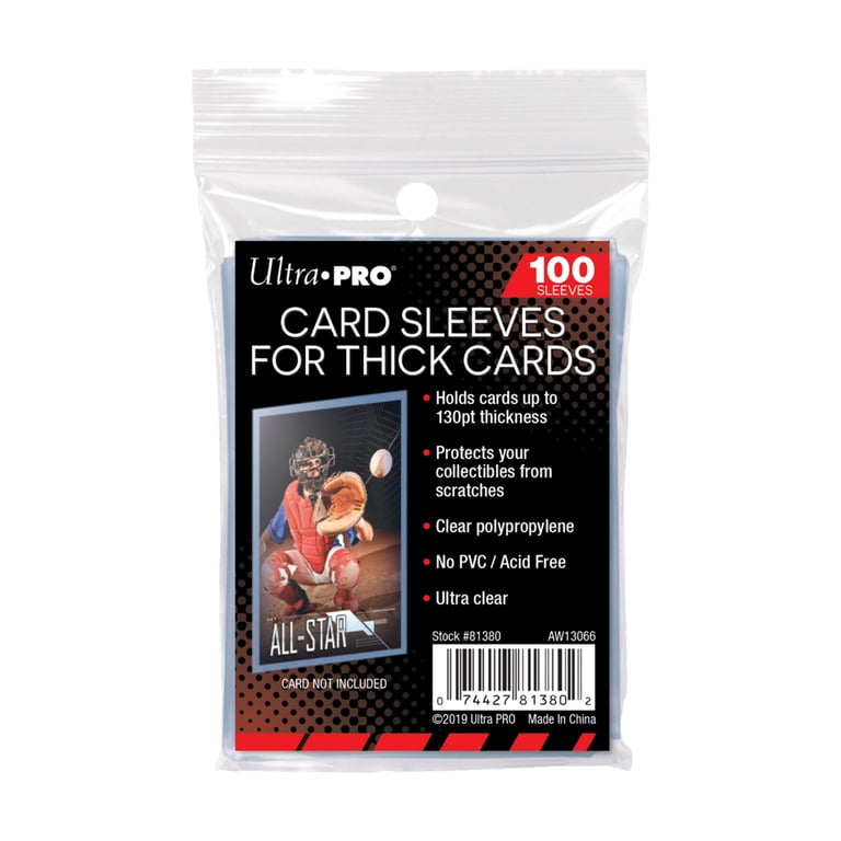 penny sleeves for thick cards Glove-Fit Sleeves for 35PT-100PT Toploaders – Cardshellz