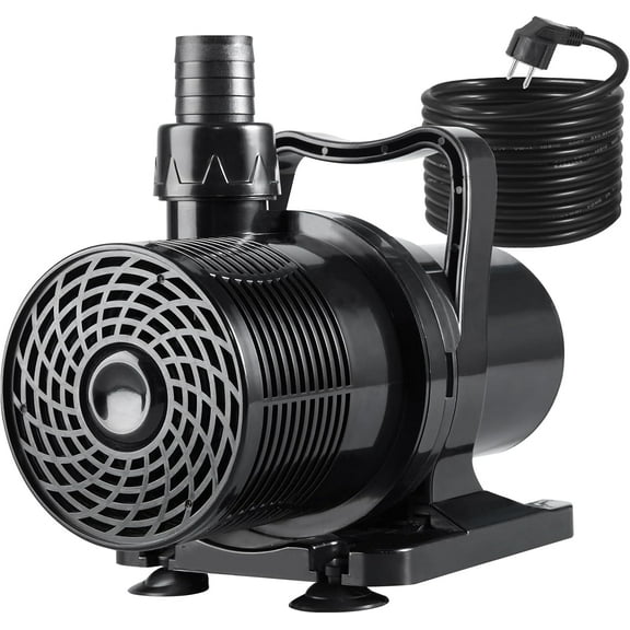 130W 3700GPH Electric Submersible Water Pump, High-Pressure Water Pump with 31Ft Lift Height for Pond, Waterfall, Fish Tank, Statuary, Hydroponic