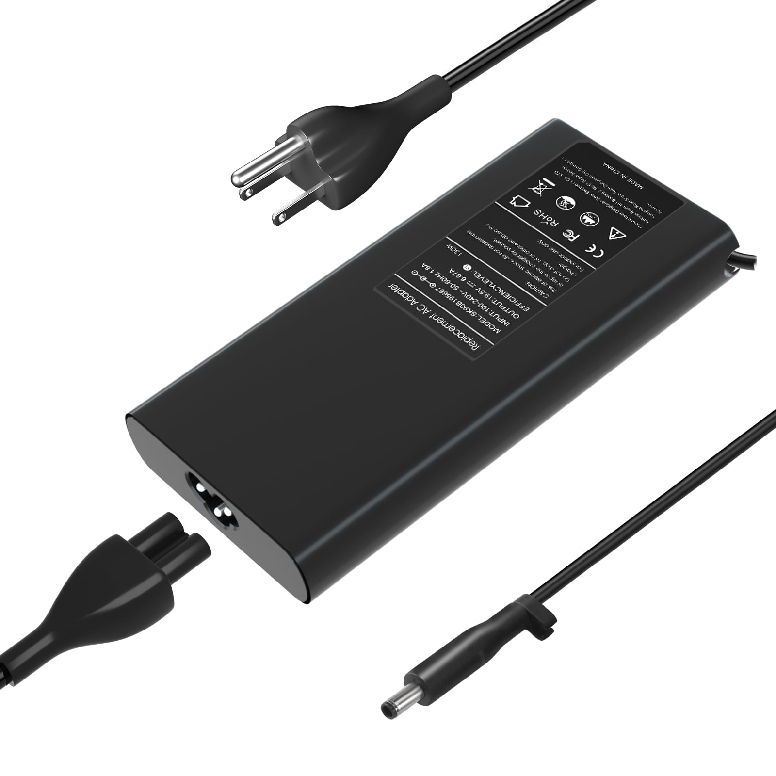 130W AC Adapter Laptop Charger for Dell XPS 15 7590 9530 9550 9560 9570 Precision M3800  5520 5530 5540 HA130PM130 0V363H 06TTY6  Power Supply Cord