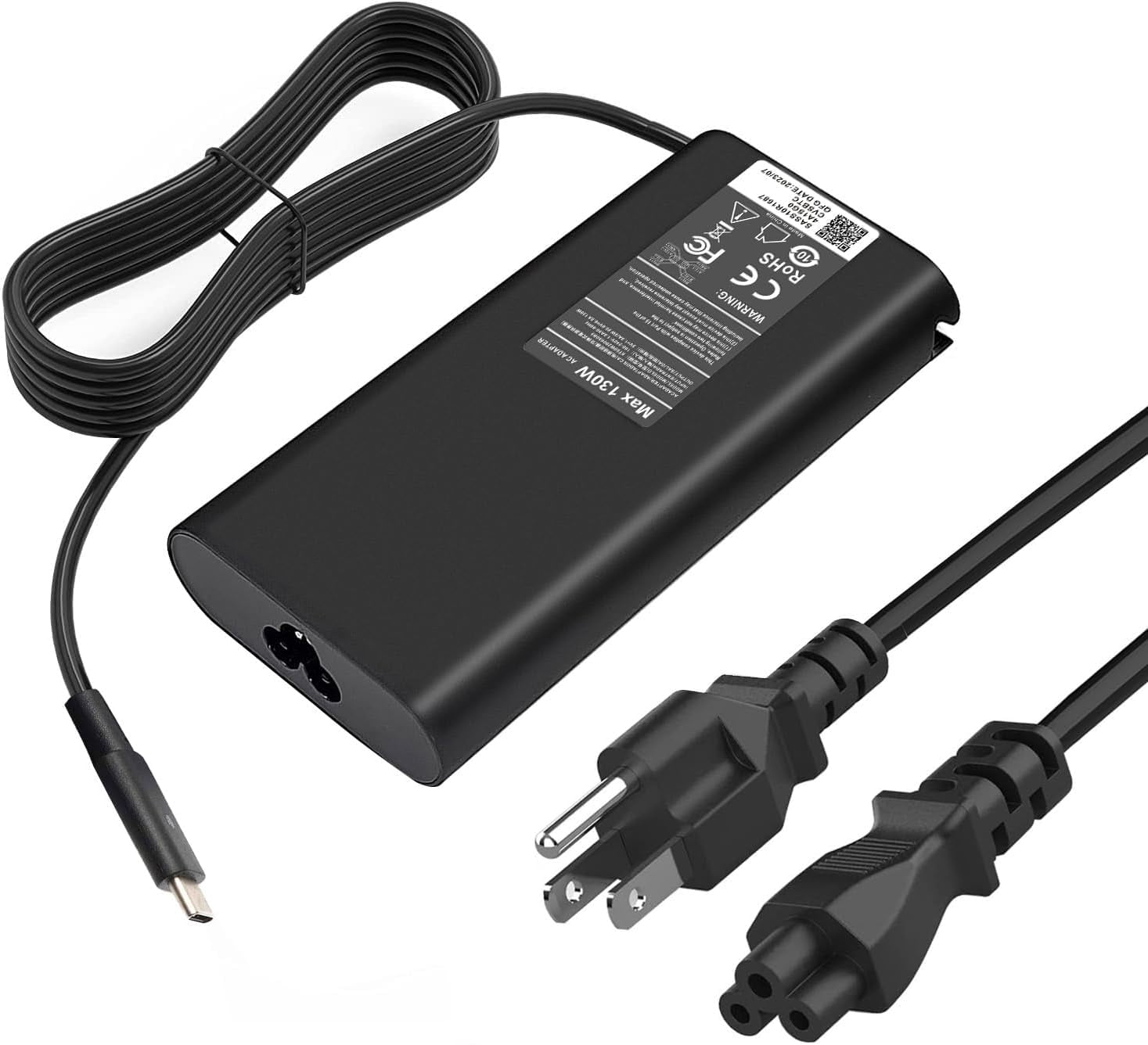 130W USB-C Replacement Charger for Dell Alienware x14 R1 R2, M17 R3 ...