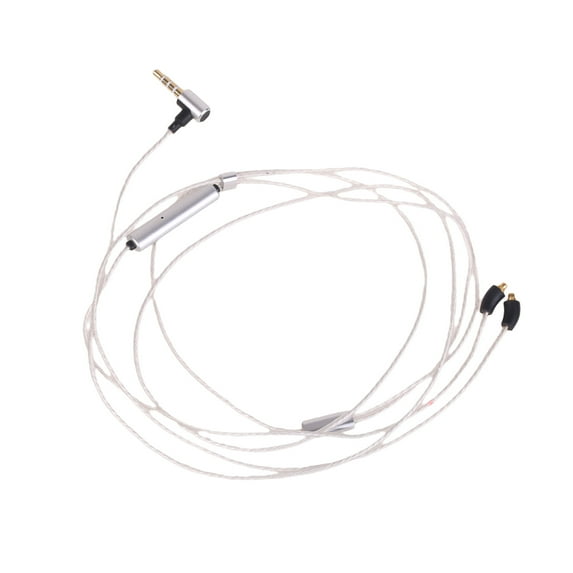 130cm/4.2ft AUX Wire Replacement Headphone Cable Cord for Earphones MMCX Connectors Replaceable Balance Cable