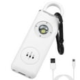 thumbnail image 1 of 130dB Personal Safety Alarm with Rechargeable Battery, LED Light, and Two-Way Operation, 1 of 4