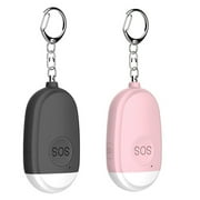 130dB Sound Alarm Keychain Emergency Attack Anti-rape Keyring Protect Alert Safety Alarm Keychain