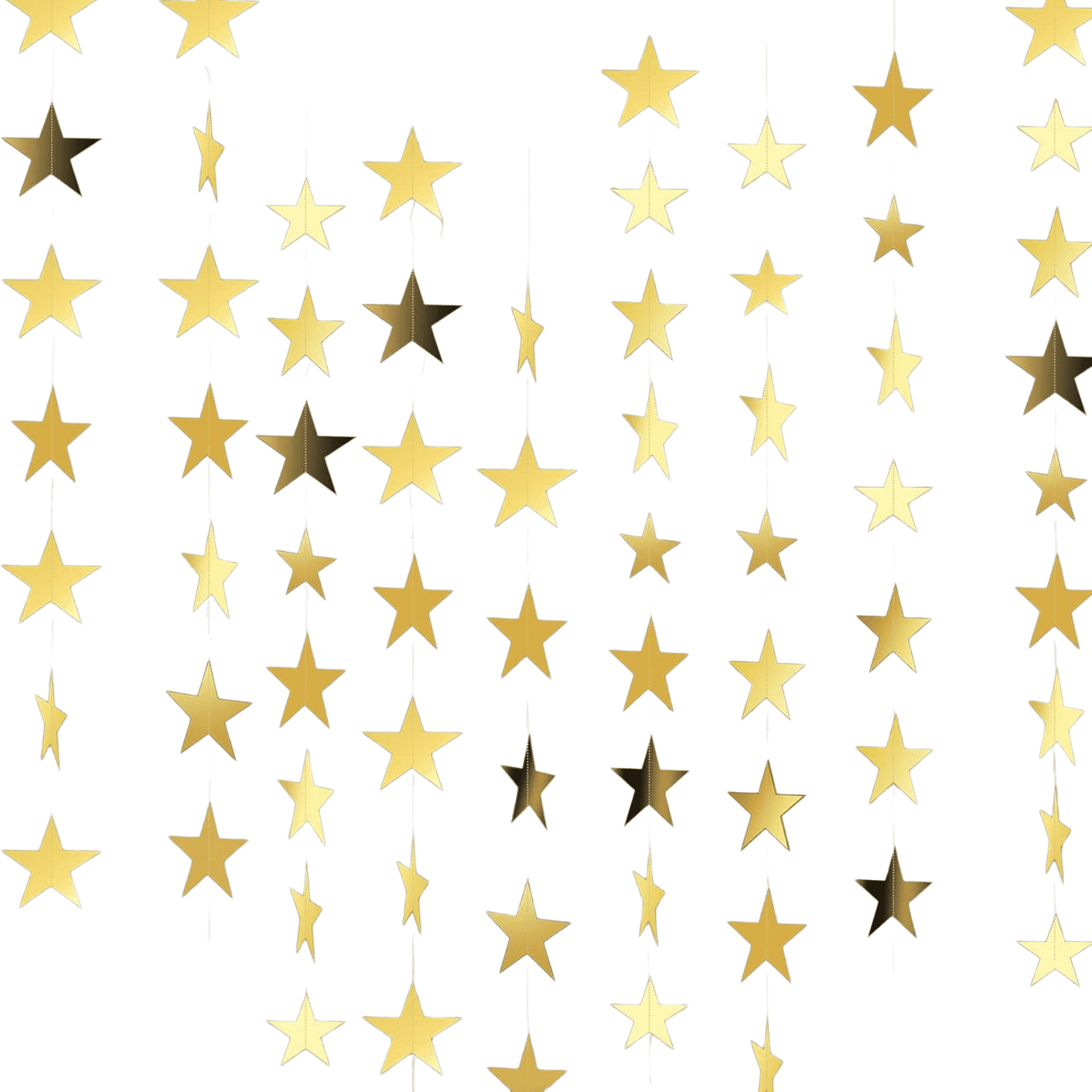Graduation Backdrop Stars shiftweave 130ft Gold Glitter Star Garland for Graduation, Birthday and ...