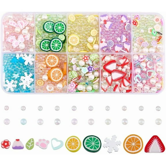 130g 10 Styles 2~10.5mm Plastic Beads UV Resin Beads No Hole Micro Beads Iridescent Water Droplets Beads Colorful Tiny Beads for Resin Fillers Jewelry Making colorful DIY