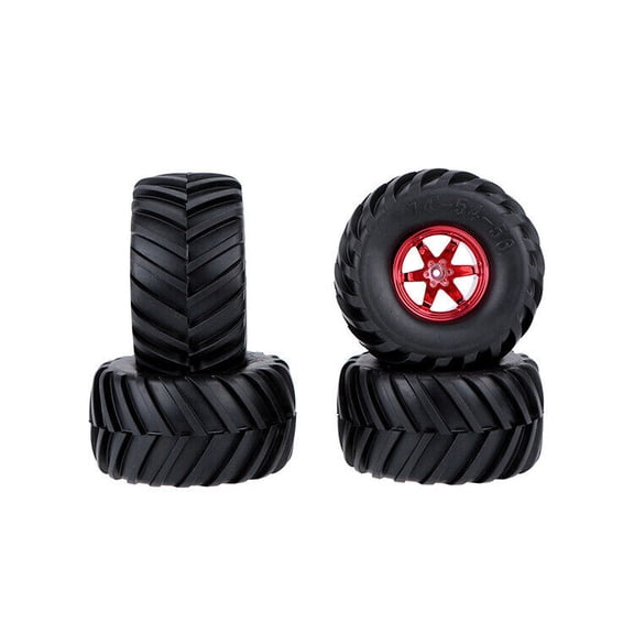 130mm RC 1:10 Crawle Truck Tires&Wheel Rim12mm Hex Fits for Truck Car HSP HPI TRAXXAS