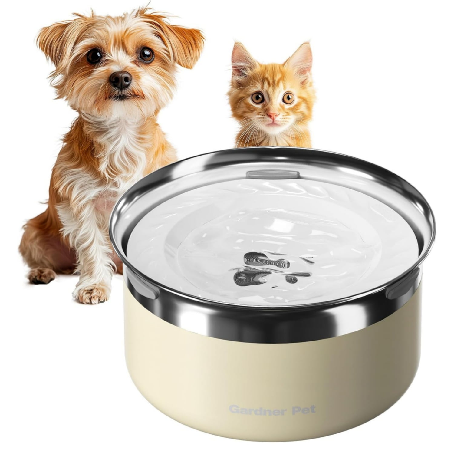 Aazon.co: LuoLeaf No Spill Water Bowl For Dogs With Filter, 70oz/2L