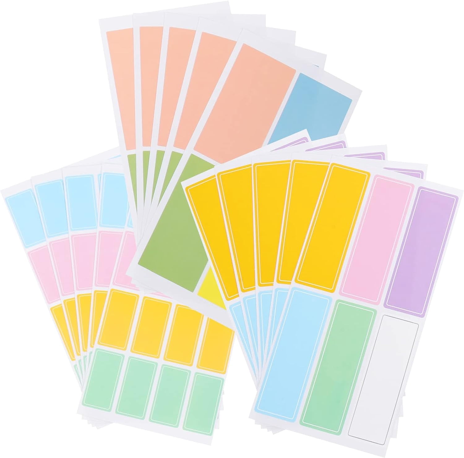 130pcs Sticky Notes Scrapbooking Stickers Colored Stickers Name Tag ...