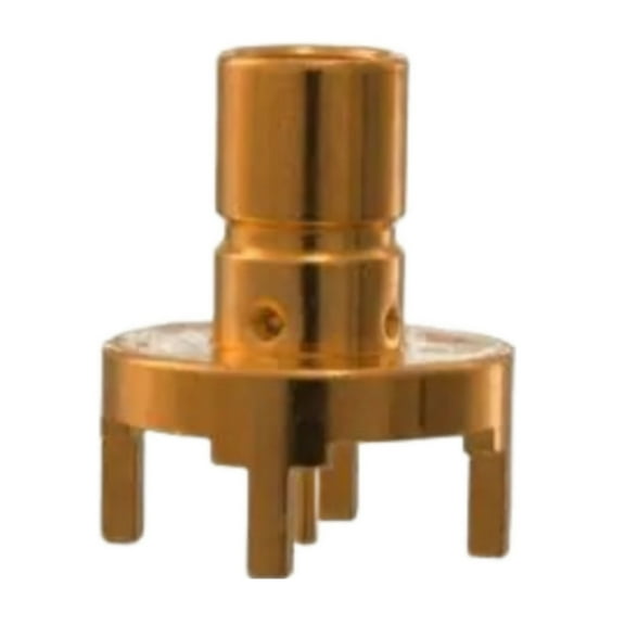 131-8701-201 SMB, Mini Connector Jack, Male Pin 75Ohm Through Hole Solder