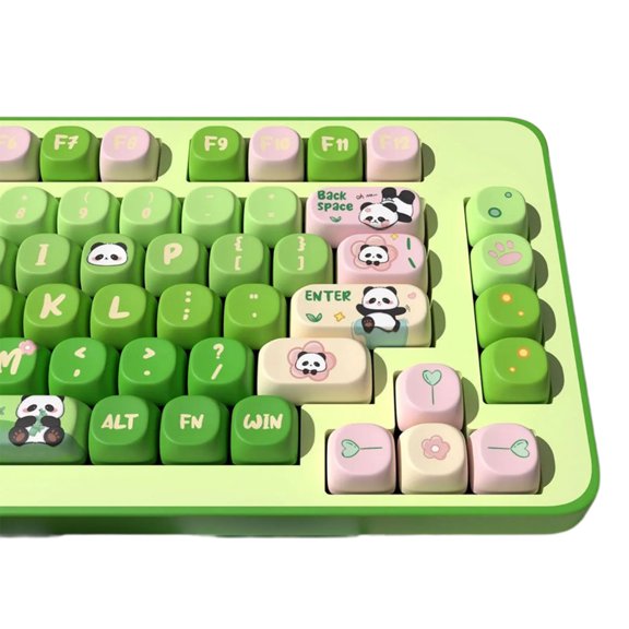 131 Key Keycaps Candy Bear Theme Keycaps for Mechanical Keyboards and Gaming Setting Personalizing