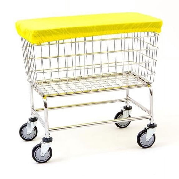 131 Nylon Basket Cover Cap for E, D & G Baskets, Yellow - 50 x 21 x 68 in.