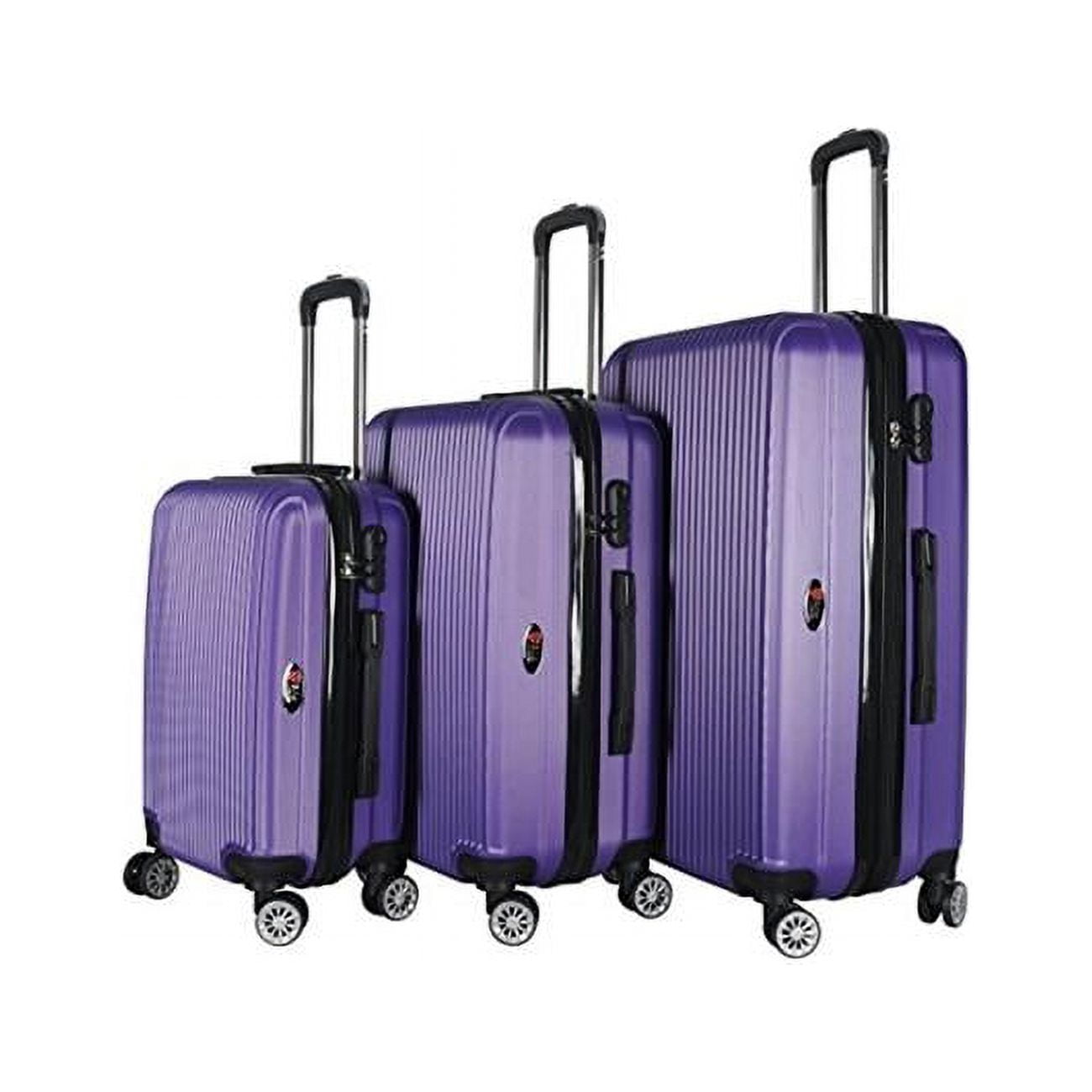 1310-Purple Hardside Spinner Luggage Set No.1310, Purple - Walmart.com