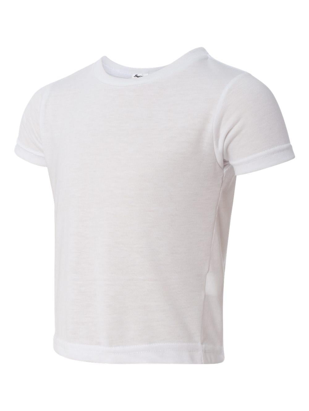 1310 Toddler Polyester TShirt, White, 4T