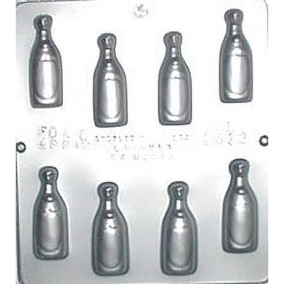 1312 Champagne Bottle Small Chocolate Candy Mold