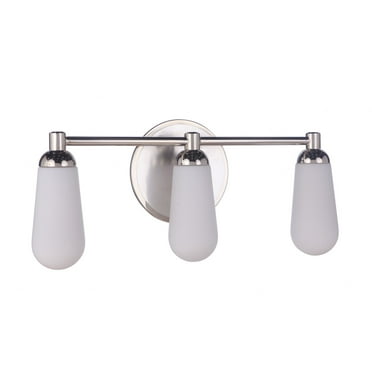 13122BNKPLN3-Craftmade Lighting-Riggs - 3 Light Bath Vanity-9.5 Inches Tall and 21.5 Inches Wide