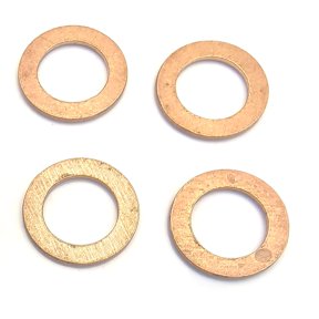 131426200 4PCS Copper Sealing Ring Injector Washer Compatible with Perkins 404C 404D N844L