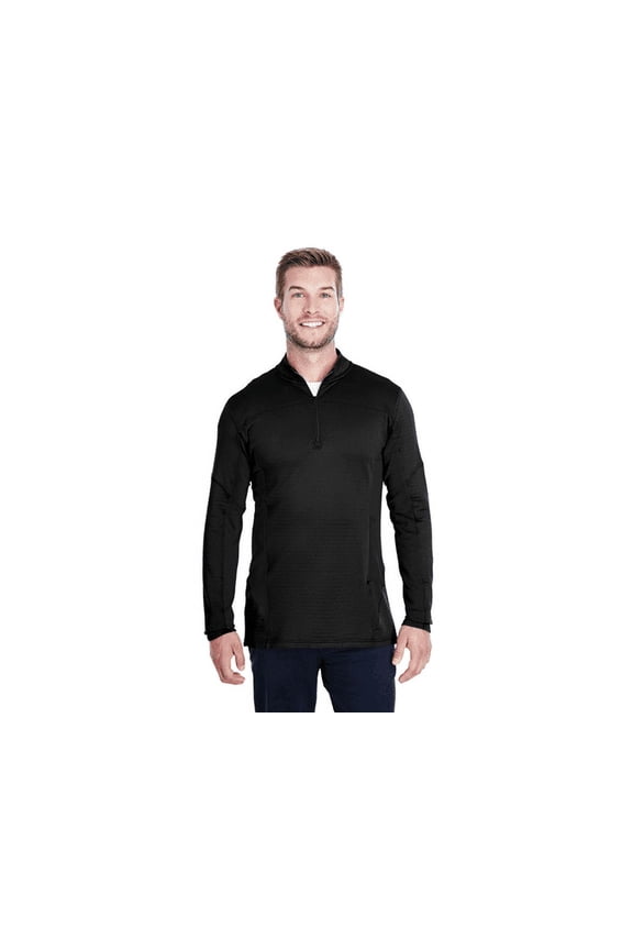 1316277 Under Armour Men Spectr Quarter-Zip Pullover Black/Black/Charcoal M