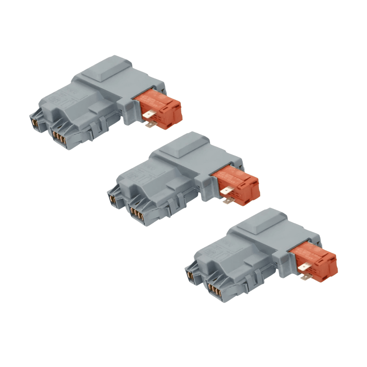 131763202 Washer Door Lock Switch Assembly for Frigidaire, Electrolux 3-PACK