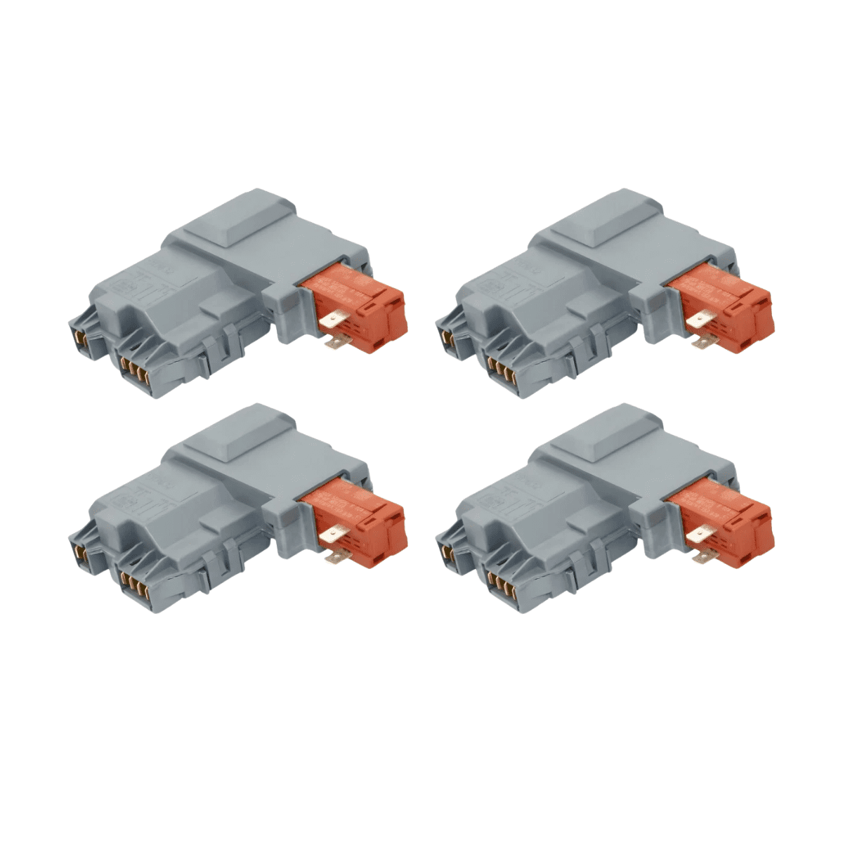 131763202 Washer Door Lock Switch Assembly for Frigidaire, Electrolux 4-PACK