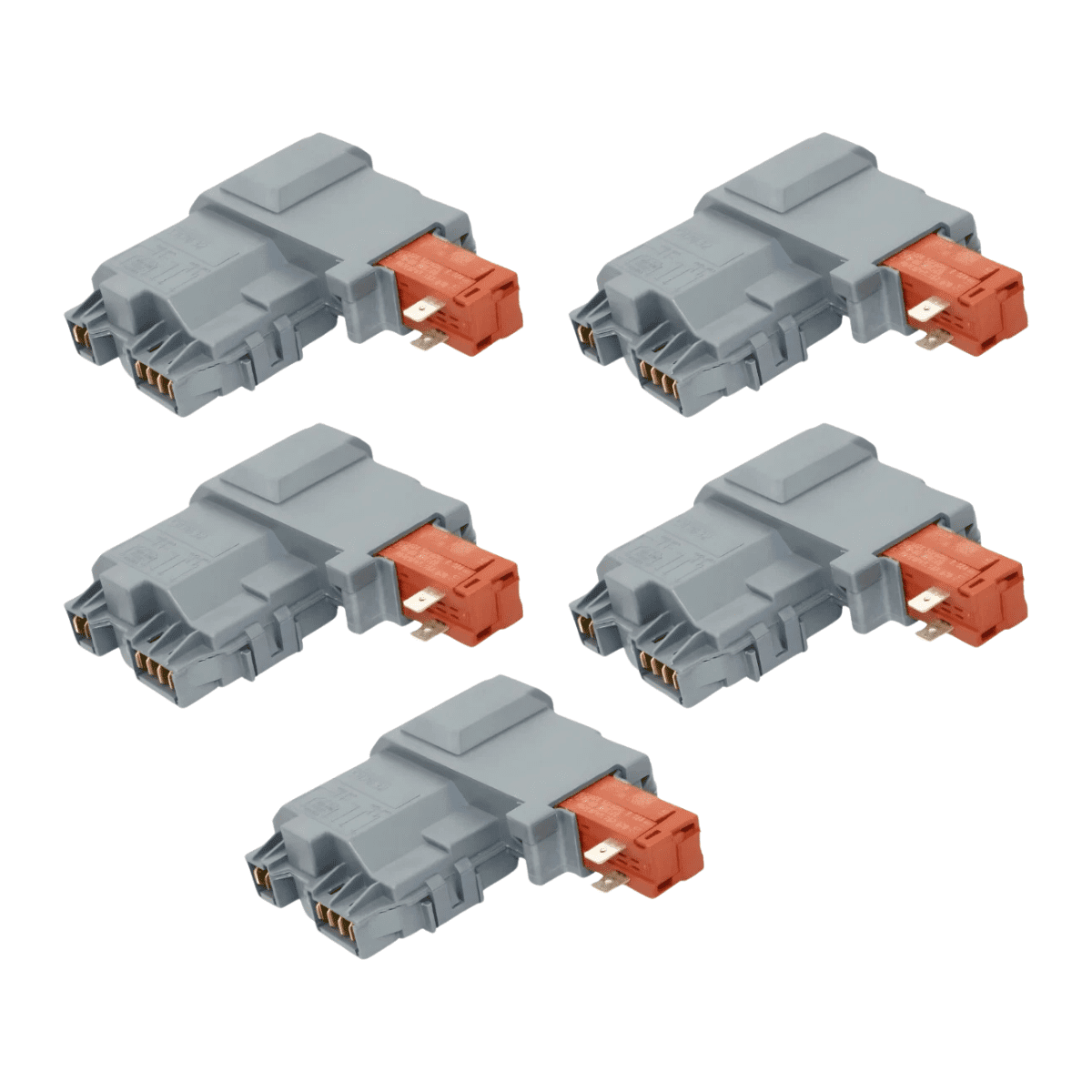 131763202 Washer Door Lock Switch Assembly for Frigidaire, Electrolux 5-PACK