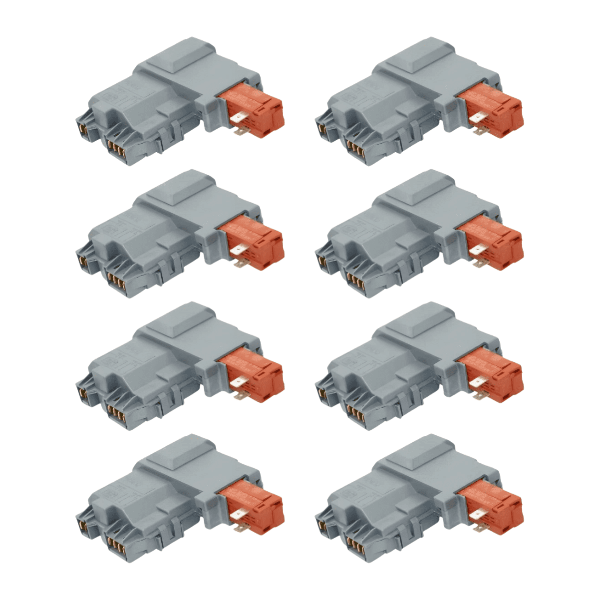 131763202 Washer Door Lock Switch Assembly for Frigidaire, Electrolux 8-PACK