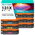 thumbnail image 1 of 131A 131X Compatible Toner Cartridge for HP 131X CF210X 131A CF211A CF212A CF213A for Pro 200 color M251n M251nw MFP M276n M276nw(3*Black,Cyan,Magenta,Yellow 10-Pack), 1 of 6
