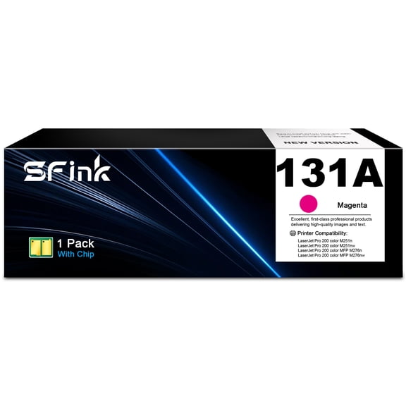131A CF213A Toner Cartridge 1-Pack Magenta Compatible for HP131A 131 A CF213A for LaserJet Pro 200 Color M251n M251nw MFP M276n M276nw Pritner