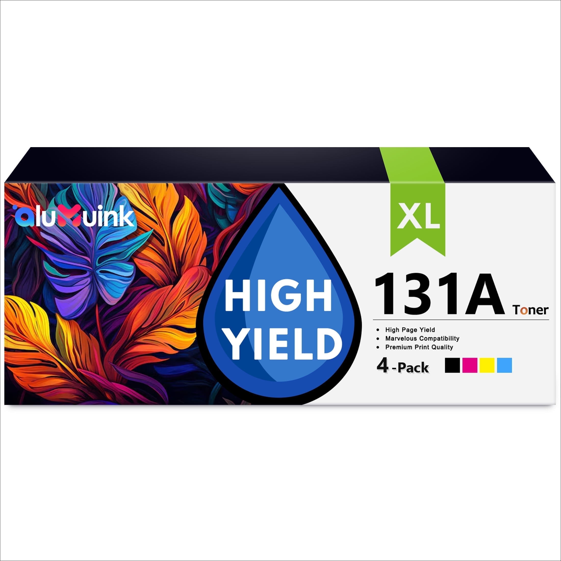 131A Toner Cartridge 4 Pack Compatible for HP 131A CF210A CF211A CF213A ...