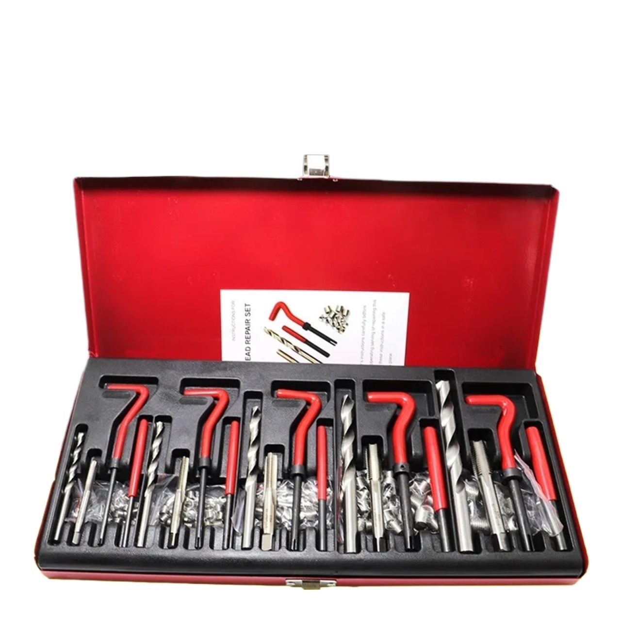 Thread Insert Removal Kit 131Pcs Damaged Thread Repair Drill Tool, Tap Die Kit Combination Remove ...