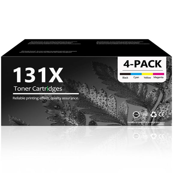 131X Toner Cartridge Compatible for HP 131X Combo Pack Toner Cartridges Printer (4-Pack)